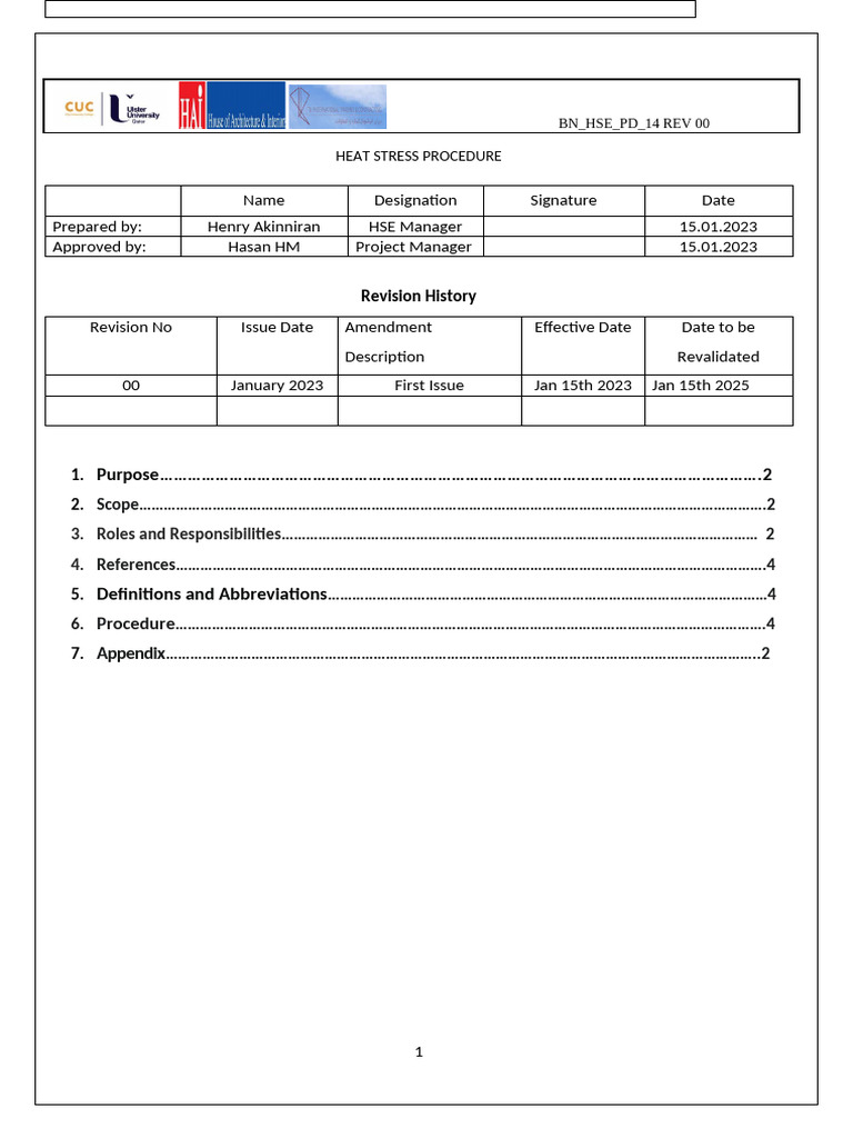 Qatar Heat Stress Prevention Guidelines | PDF | Hyperthermia | Humidity