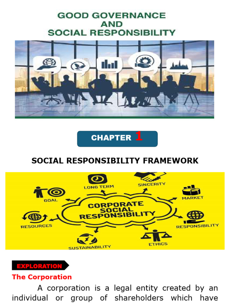 Good Governance Lesson 1 | PDF | Corporate Social Responsibility ...