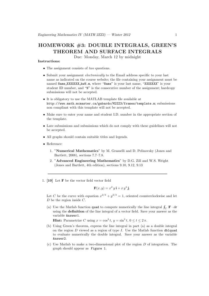 Double Integrals & Green's Theorem | PDF | Teaching Methods & Materials
