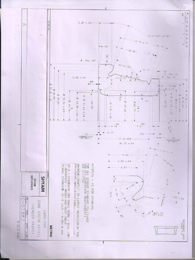 Ring Rolling Drawings. OD 57.2 | PDF