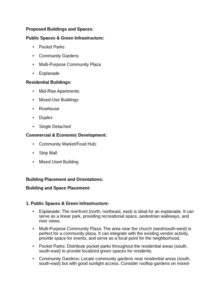 Urban Development Plan: Housing & Market | PDF | Mixed Use Development ...