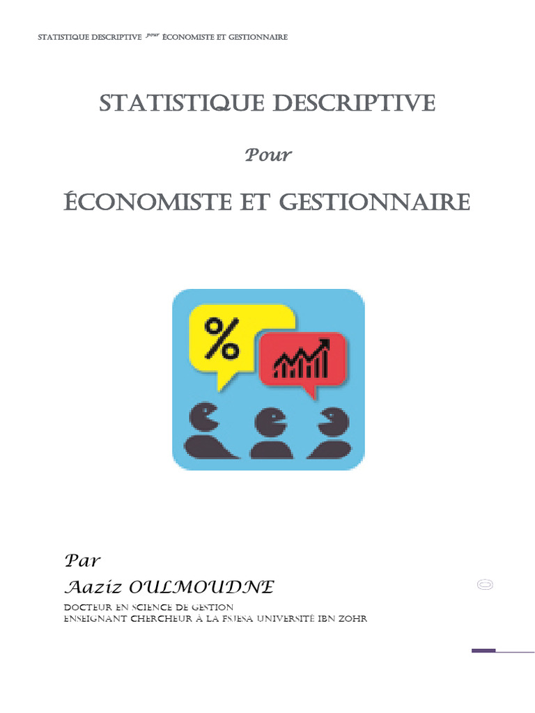 Statistiques Descriptives pour Économistes | PDF | Statistiques ...