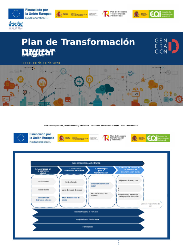 Plan de Transformación Digital Empresarial | PDF | Marketing ...