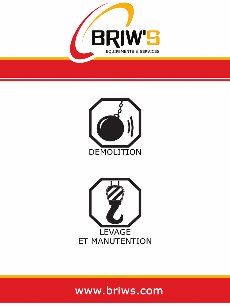 Techniques de démolition et levage BRIW'S | PDF