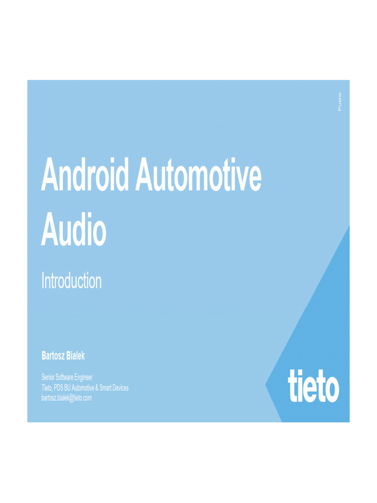 Android Automotive Audio Architecture | PDF | Android (Operating System ...