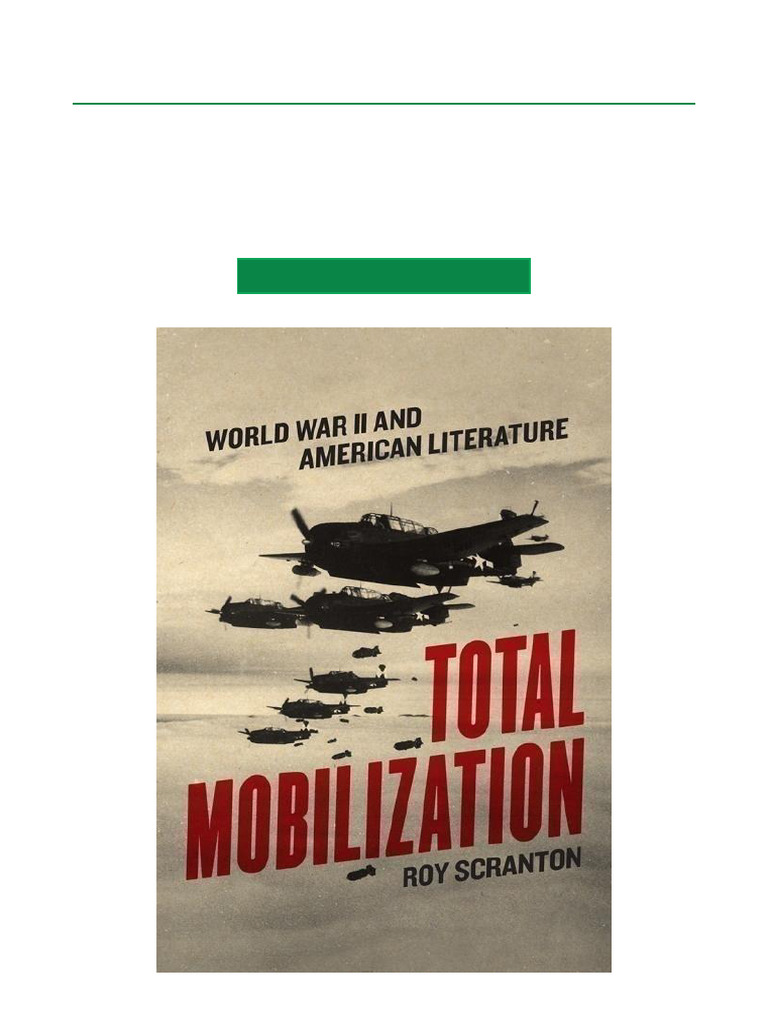 Total Mobilization in WWII Literature | PDF | Experience ...