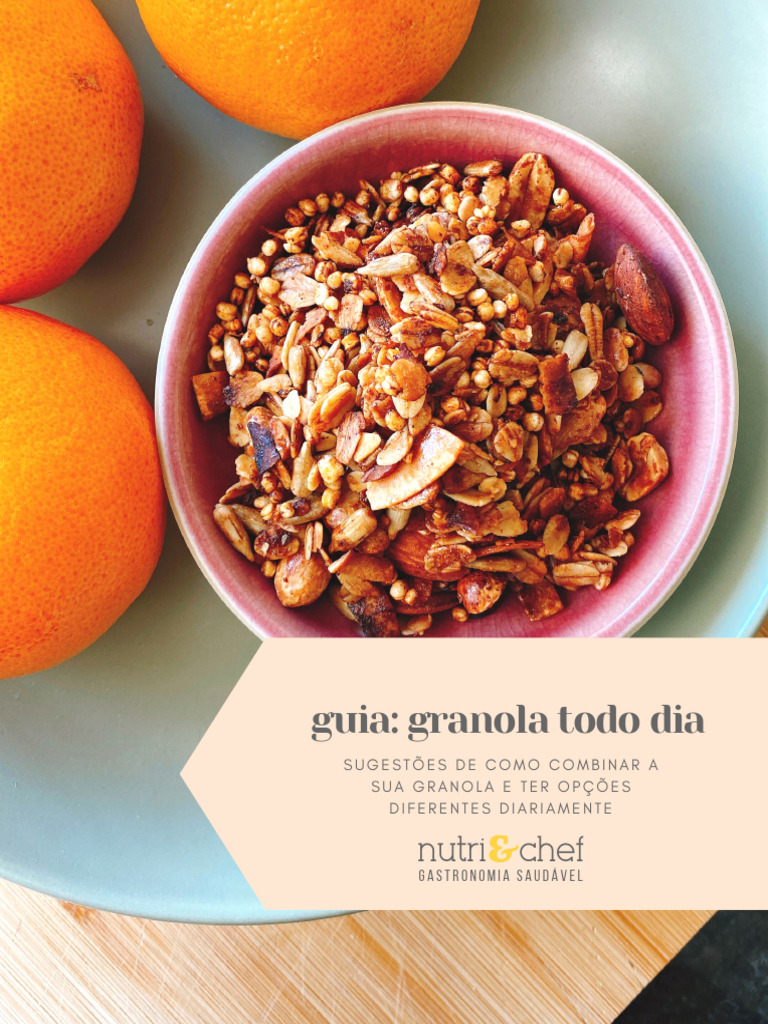Combinações Saudáveis com Granola | PDF | Fibra alimentar | Dieta e ...