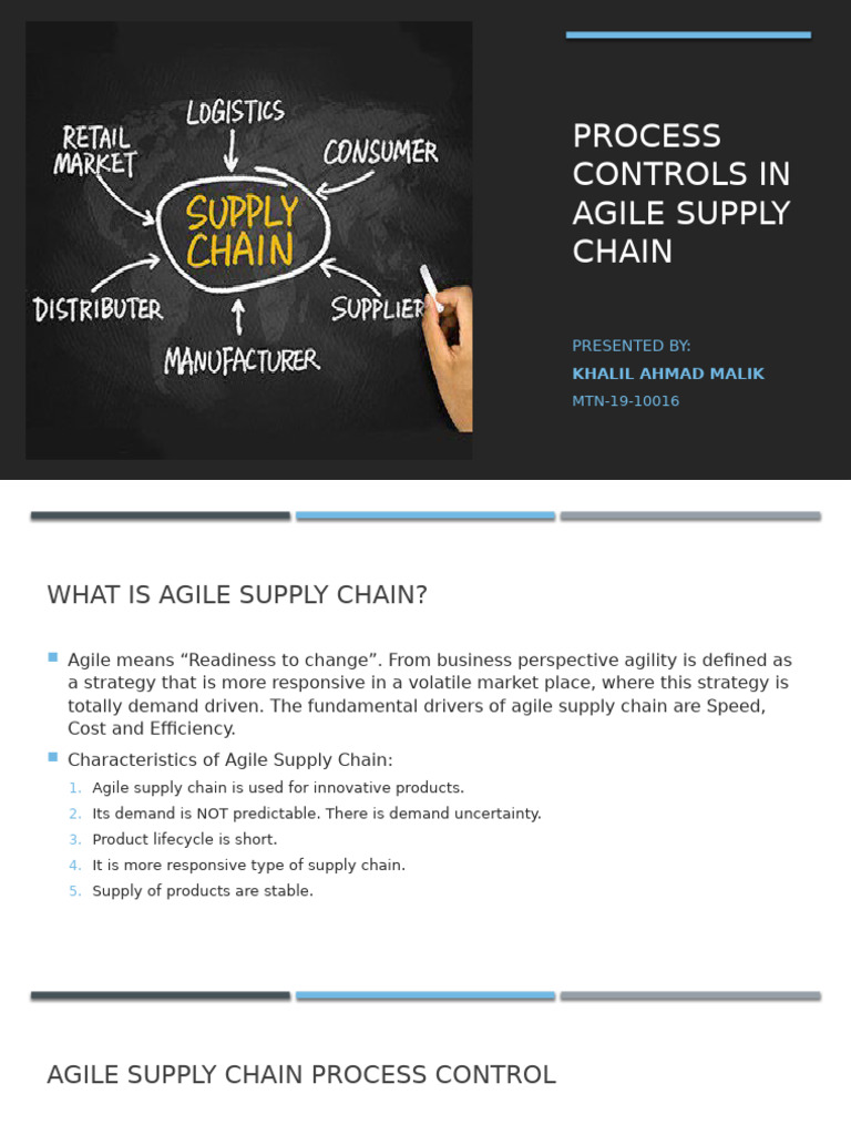 Agile Supply Chain Process Controls | PDF | Retail | Supply Chain