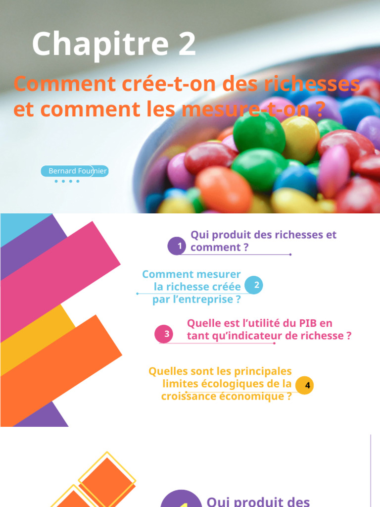Création et mesure de la richesse | PDF | Richesse | Croissance économique