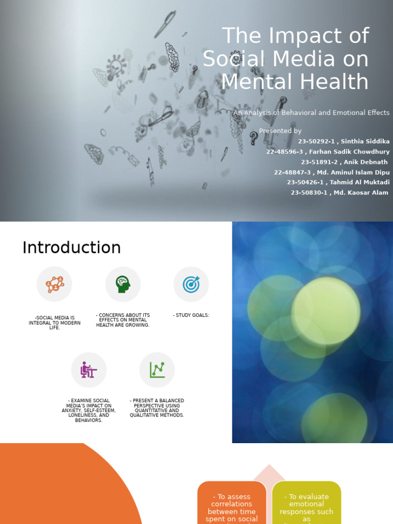 Social Media's Effects on Mental Health | PDF | Qualitative Research ...