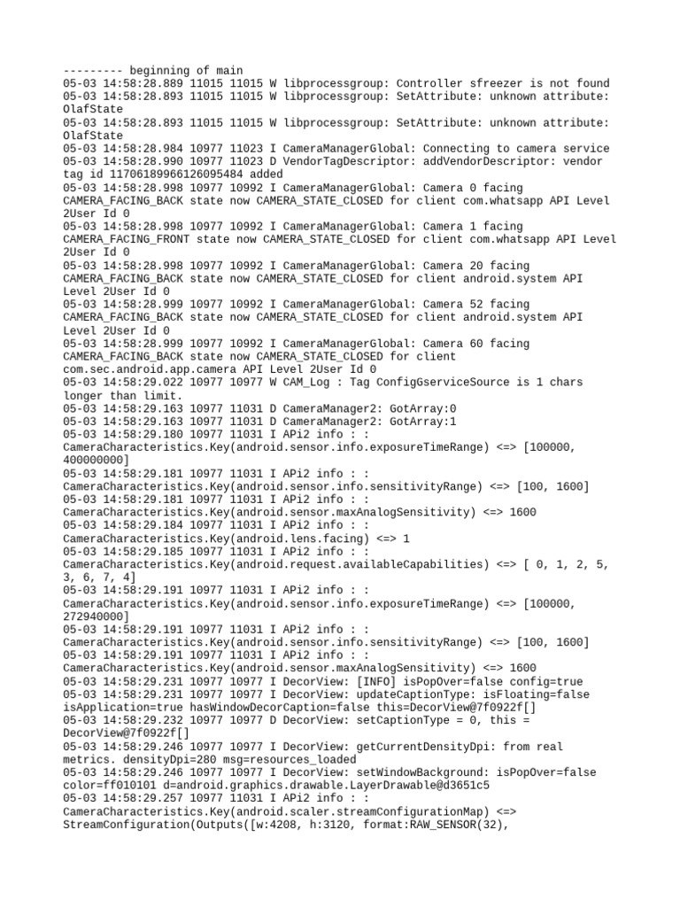 Log Cat 1746259108698 | PDF | Computing Platforms | Computer Architecture