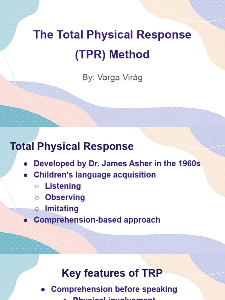 Total Physical Response Method Overview | PDF