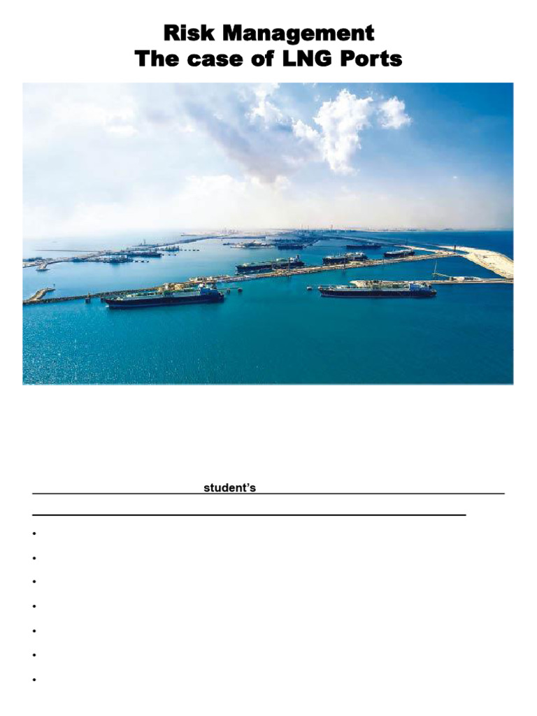 LNG Risk Management in Ports | PDF | Risk | Natural Gas