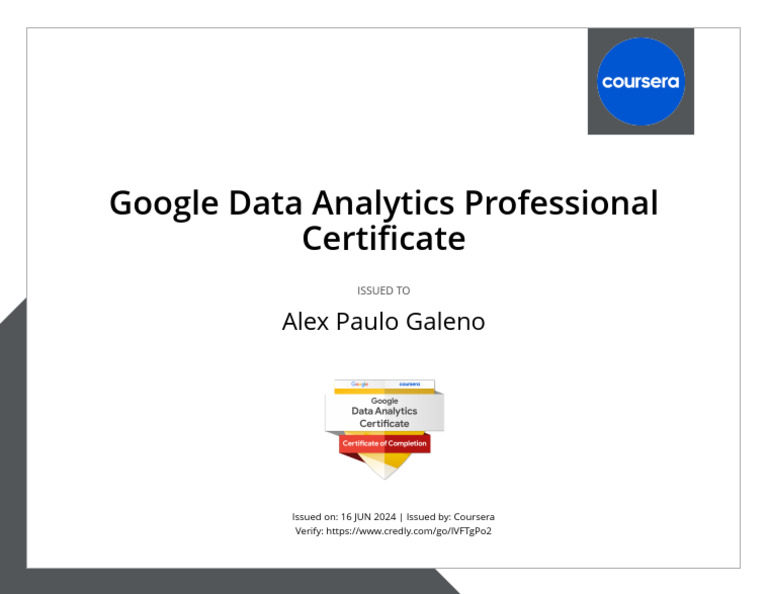 Google Data Analytics Certificate Sample | PDF