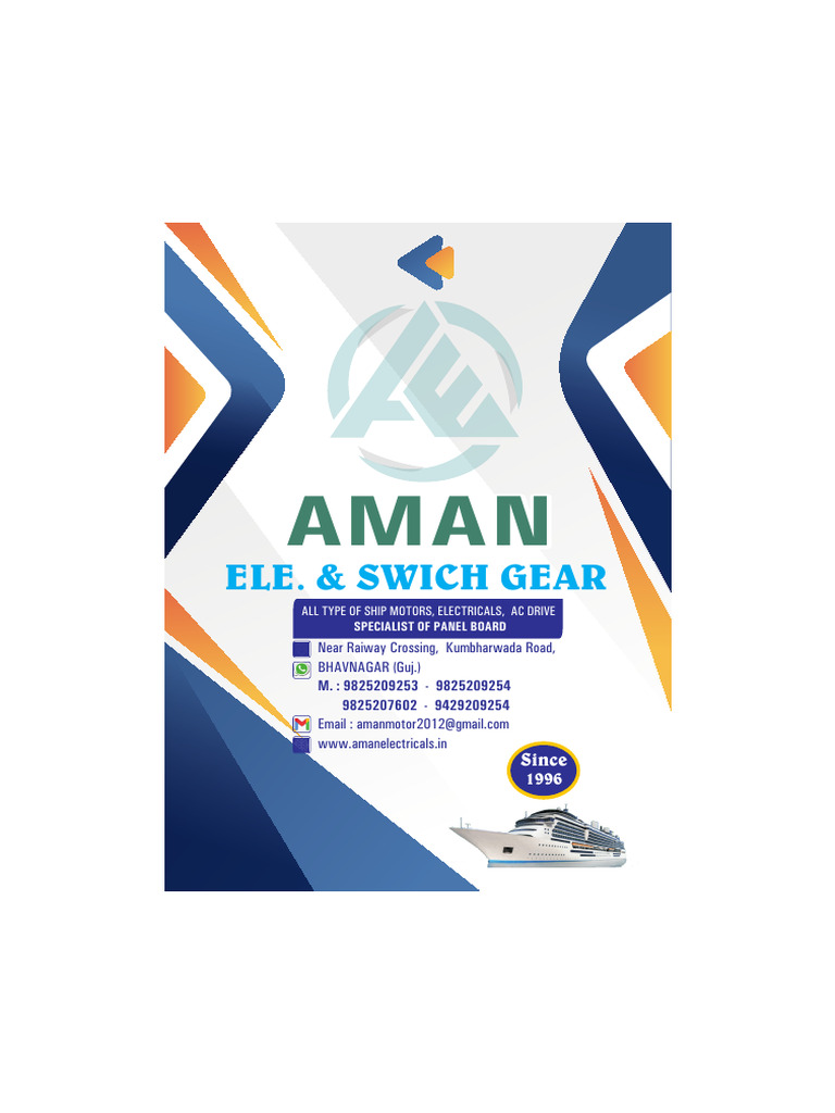 Aman Switchgear: Bhavnagar Services | PDF