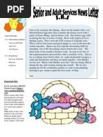 April Newsletter 2012