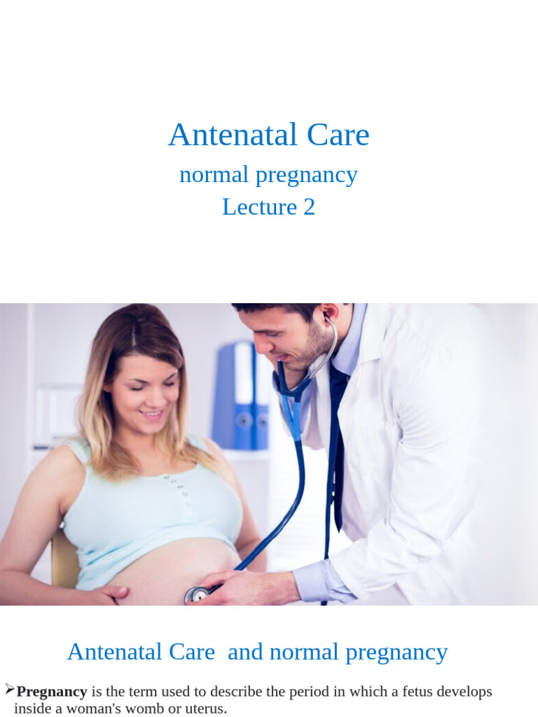 Antenatal Care and Hepatitis C Screening | PDF | Pregnancy | Childbirth
