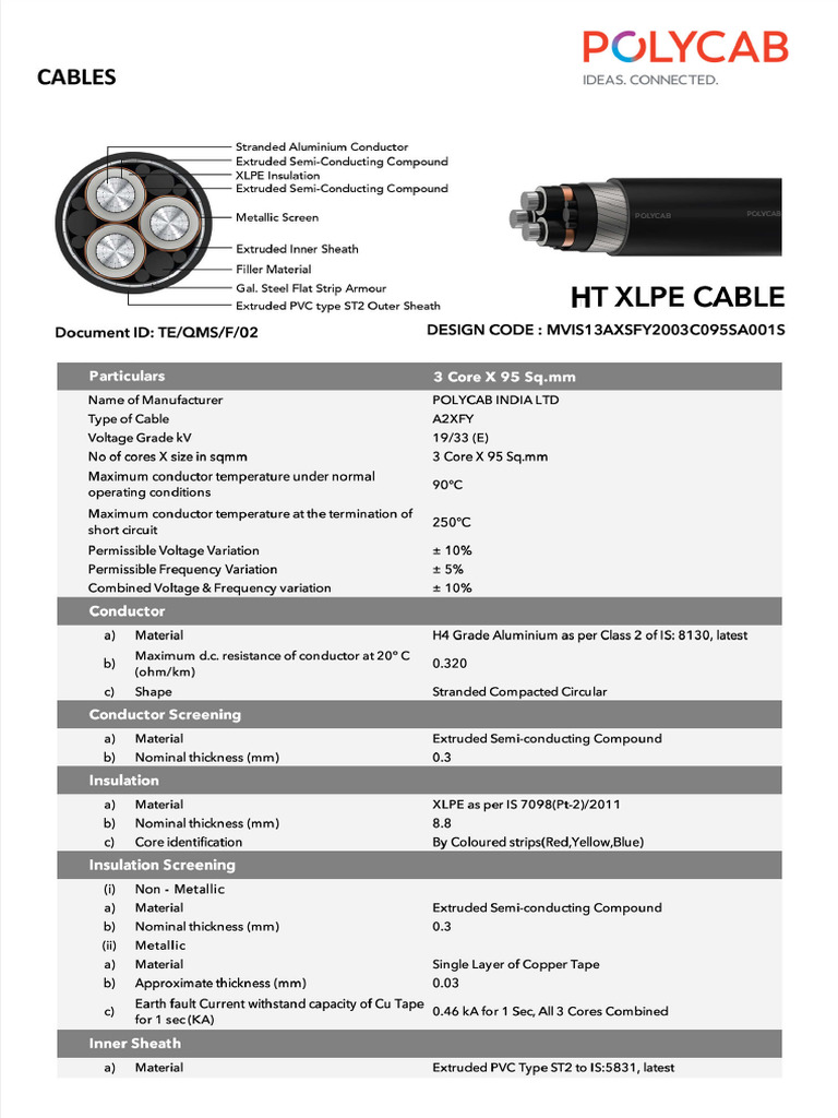 95X3 HT 11 KV RW Arm - GTP | PDF