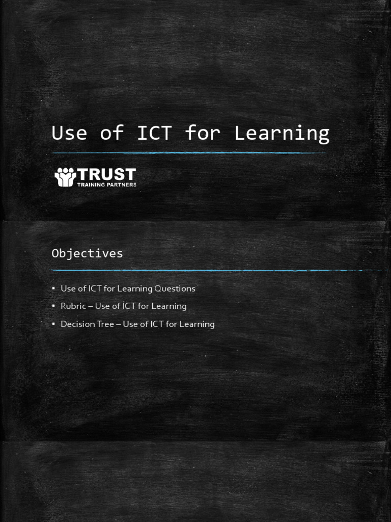 ICT for Learning: Questions & Rubrics | PDF