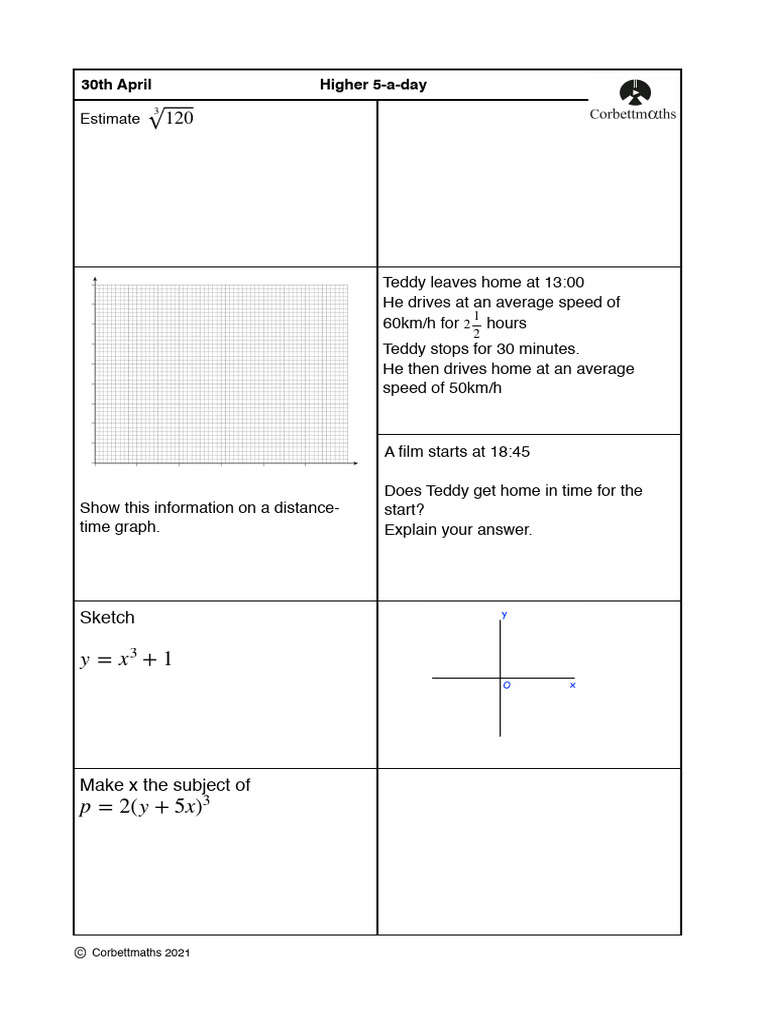 Maths Gcse Revision Higher | PDF