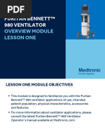 Puritan Bennett 980 Ventilator Patient Setup Quick Reference Guide ...