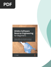 Ghidra Software Reverse Engineering for Beginners Analyze Identify and Avoid Malicious Code and Potential Threats in Your Networks and Systems 1st Edition by David 18002079729781800207974 instant download