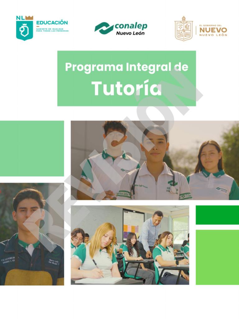 Programa Integral de Tutoría CNL V00 | PDF | Maestros | Inclusión ...