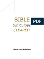 Bible Difficulties Cleared