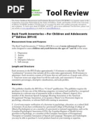 Beck Youth Inventories – for Children And