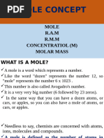 Calculating RAM and RFM in Chemistry | PDF | Molecules | Chemical Compounds