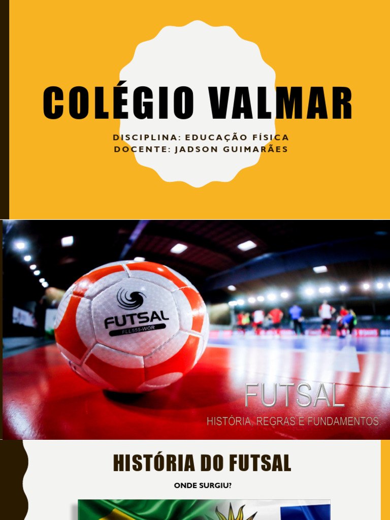 História e Regras do Futsal | PDF | Variantes esportivas | Esportes ...