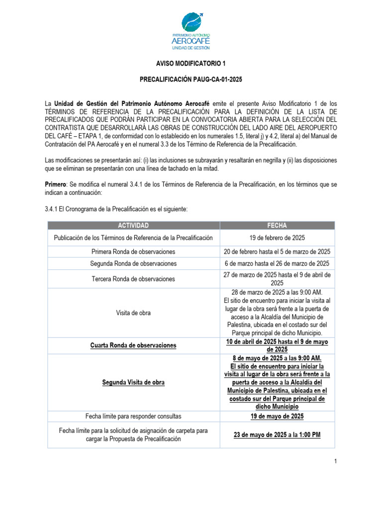 paug-ca-01-2025-aviso-modificatorio-1 | PDF