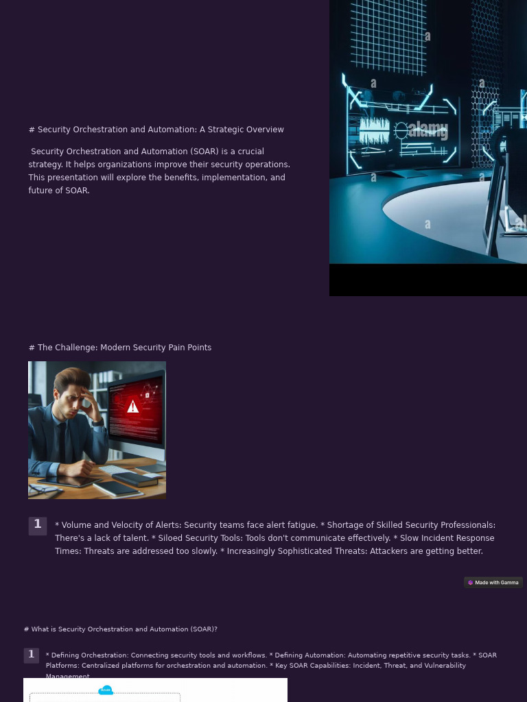 Security Orchestration and Automation A Strategic Overview | PDF ...