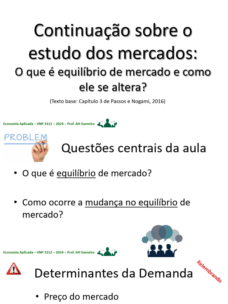 Equilíbrio de Mercado: Oferta e Demanda | PDF | Oferta e procura | Demanda