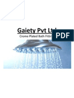 Gaiety PVT LTD: Crome Plated Bath Fittings