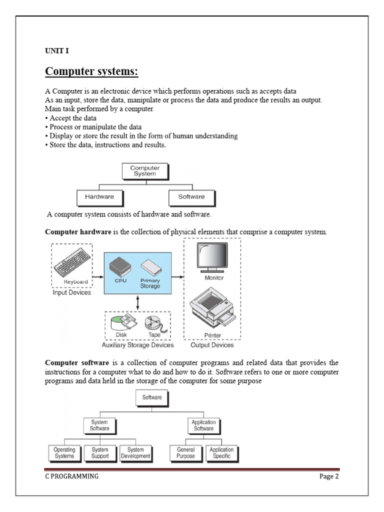 Overview of Computer Systems and Languages | PDF | Computer Program ...