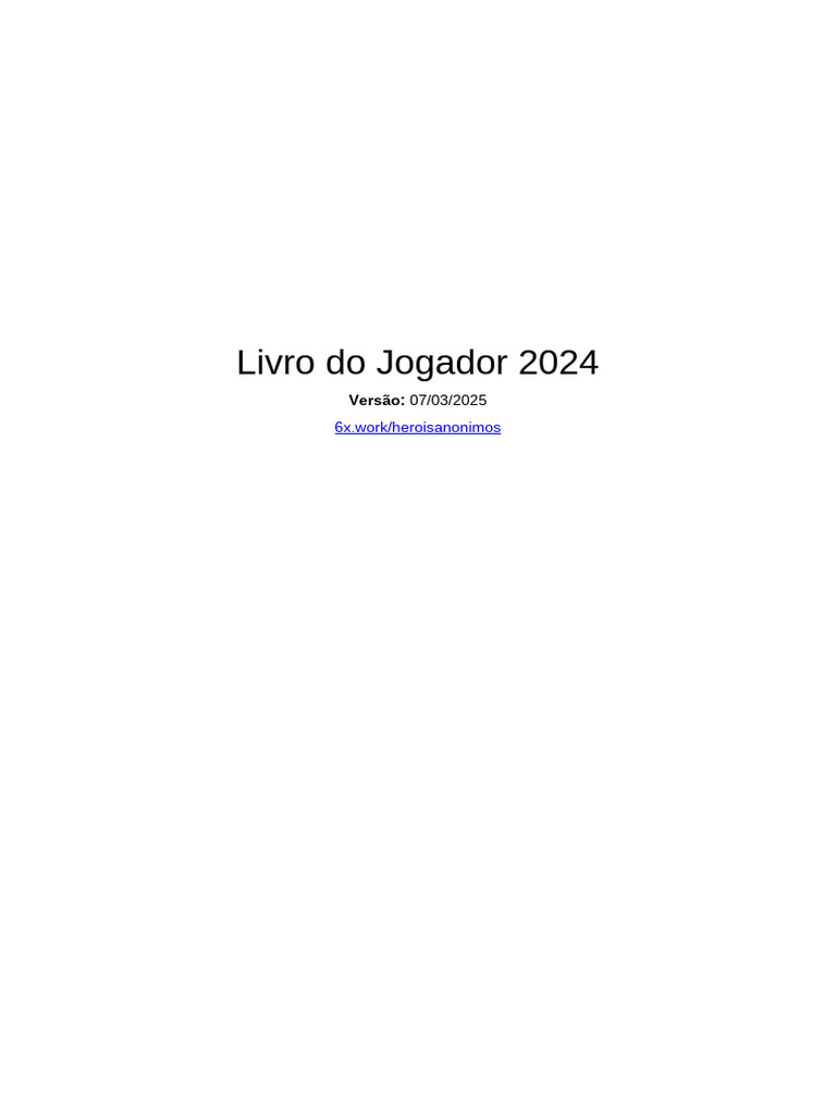 Livro do Jogador D&D 2024: Versão em Português | PDF | Dungeons ...