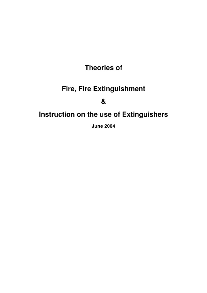 Fire Safety: Extinguishment & Procedures | PDF