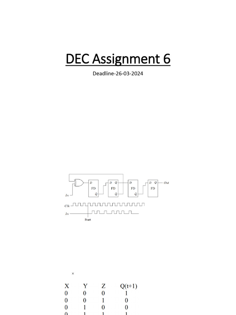 DEC Assignment 6 | PDF
