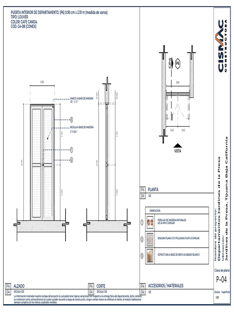 Detalle de Puertas Louver en Proyecto | PDF