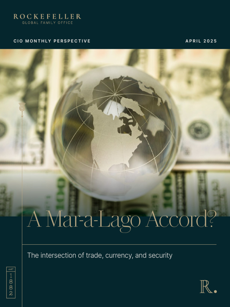 Mar-A-Lago Accord - Condensed | PDF | Government Budget Balance | Tariff