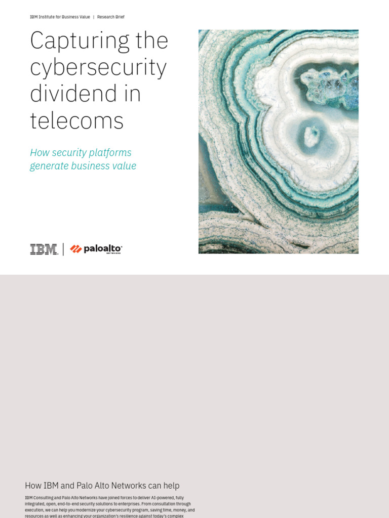 Telecom Cybersecurity Value Insights | PDF | Computer Security | Security