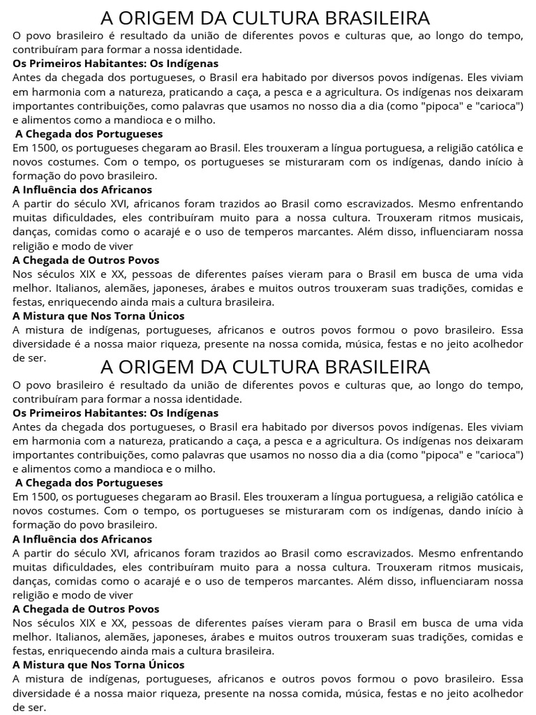 Formação da Cultura Brasileira | PDF | Brasil | Brasileiros