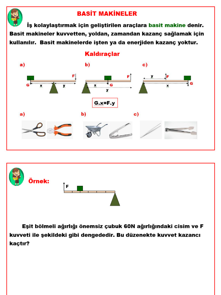 2023-2024 Ayt Basit Makineler | PDF