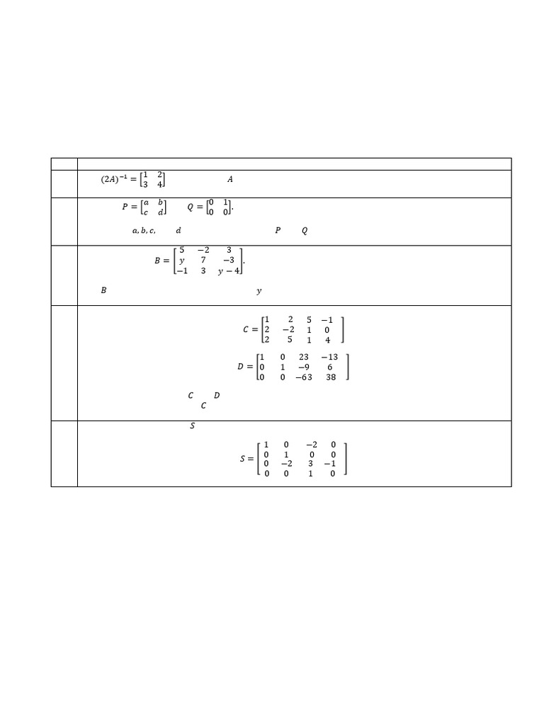 Tugas Aljabar Linear Elementer I | PDF