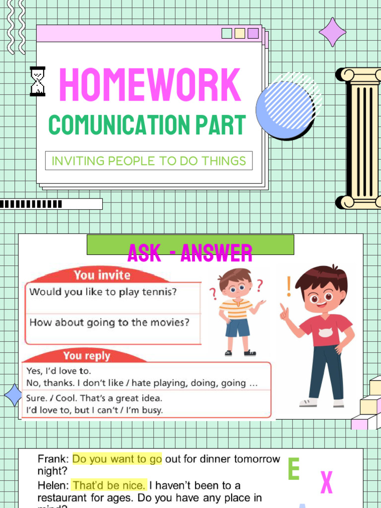 Inviting Others: Homework Guide | PDF