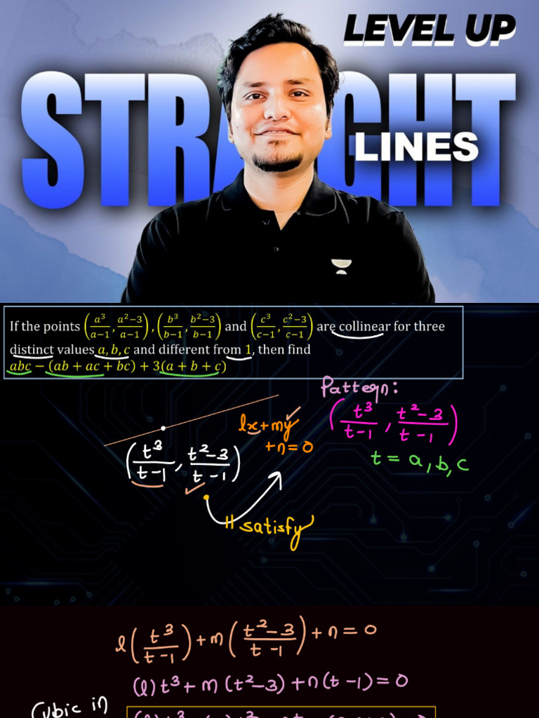 Straight Lines #LevelUp | PDF