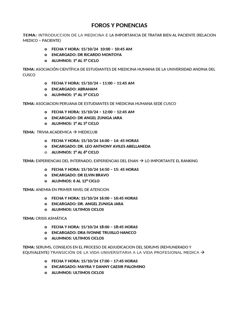 FOROS | PDF