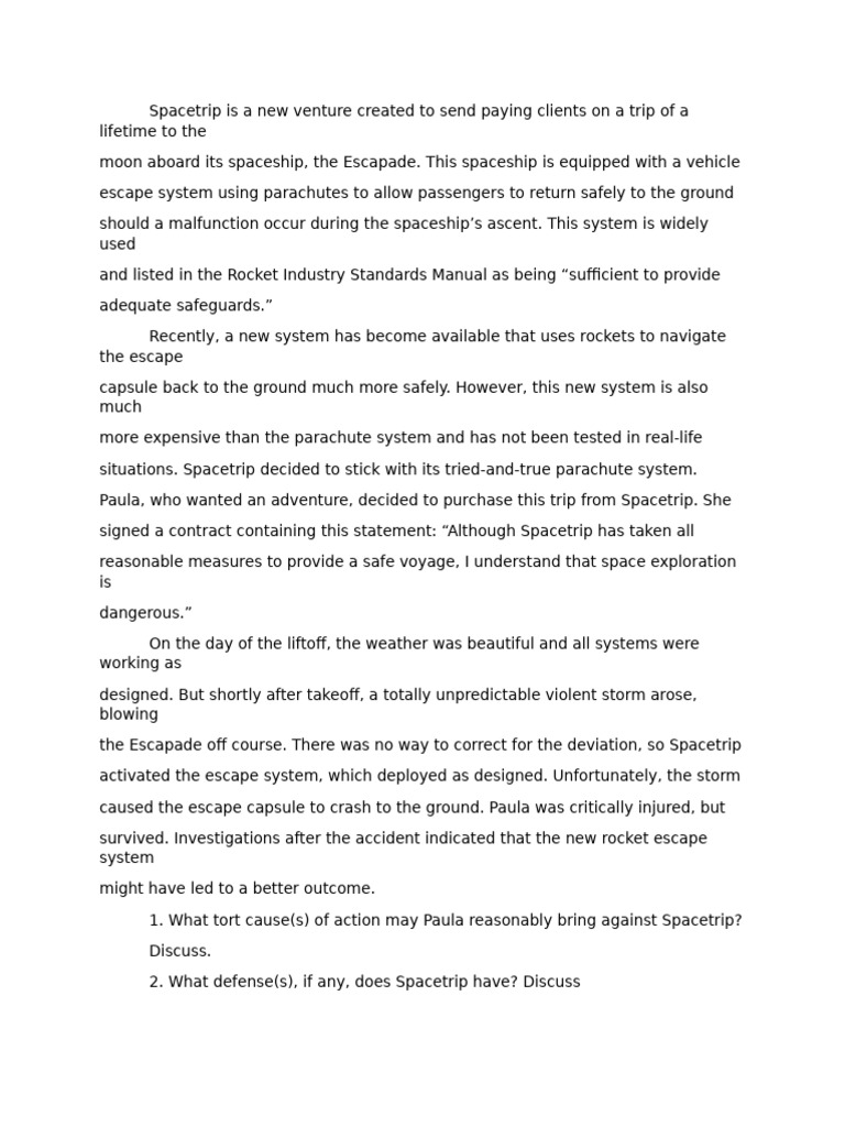 Sample Essay Question | PDF