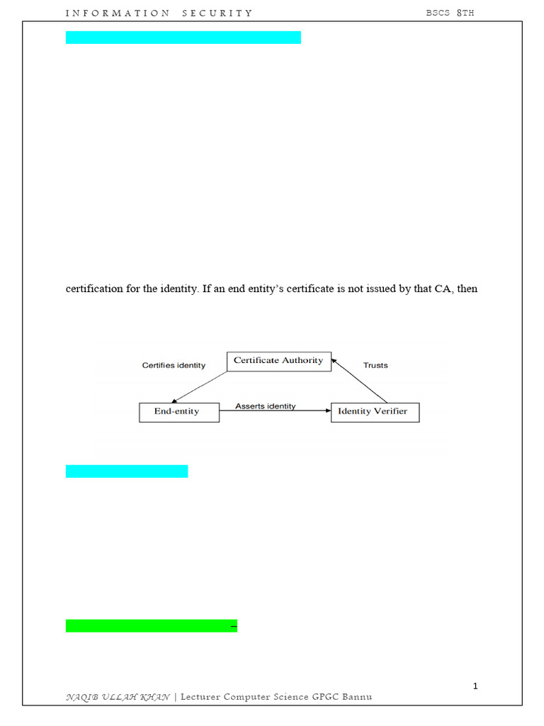 Authentication Models in Information Security | PDF | Authentication ...